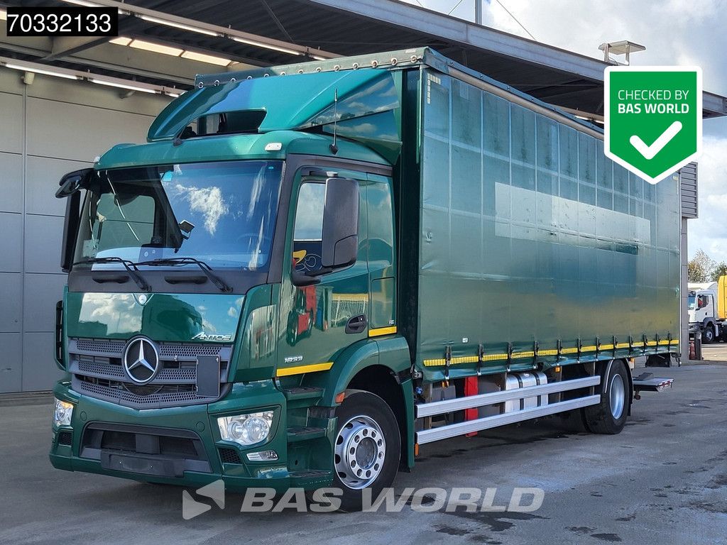Mercedes Antos 1833 4X2 18tonner curtainsides 2000kg Ladebordwand Automatic ACC Euro 6