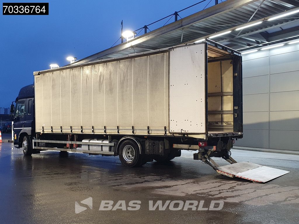 DAF CF CF 370 4X2 20.5tonner curtainsider sliding roof 1500kg tailgate ACC Euro 6