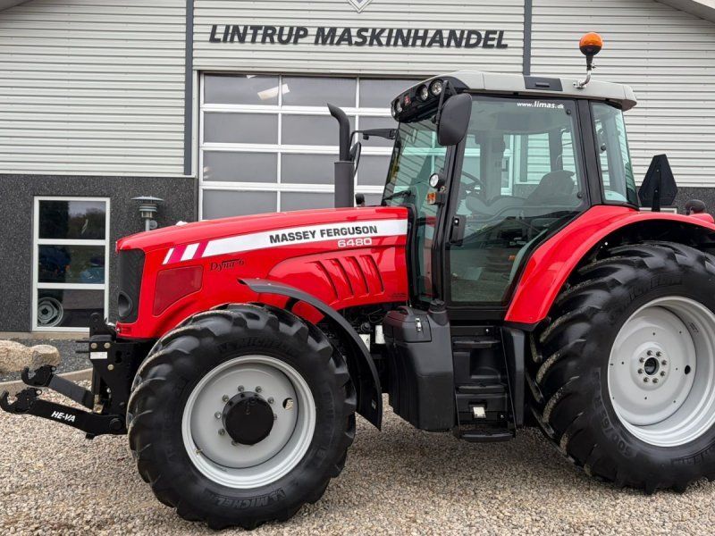 Massey Ferguson 6480 Dyna 6 med frontlift Meget Veldholdt