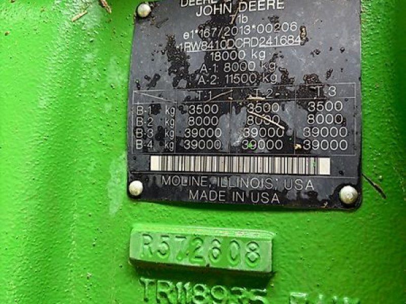 John Deere 8R410 E-Auto Powr mit Reifendruckregelanlage