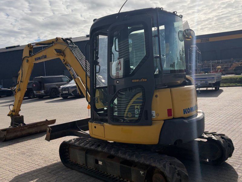 Komatsu PC55MR-3 Ebco skifte & 160 cm kip planerskovl