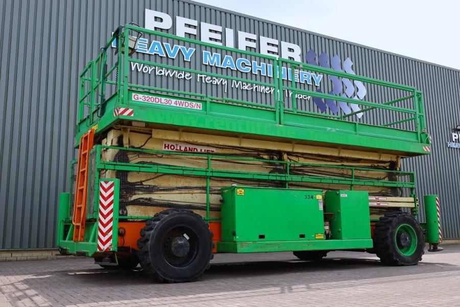 Holland Lift Megastar G-320DL30-4WDS/N Diesel, 4x4x4 Drive, 34m
