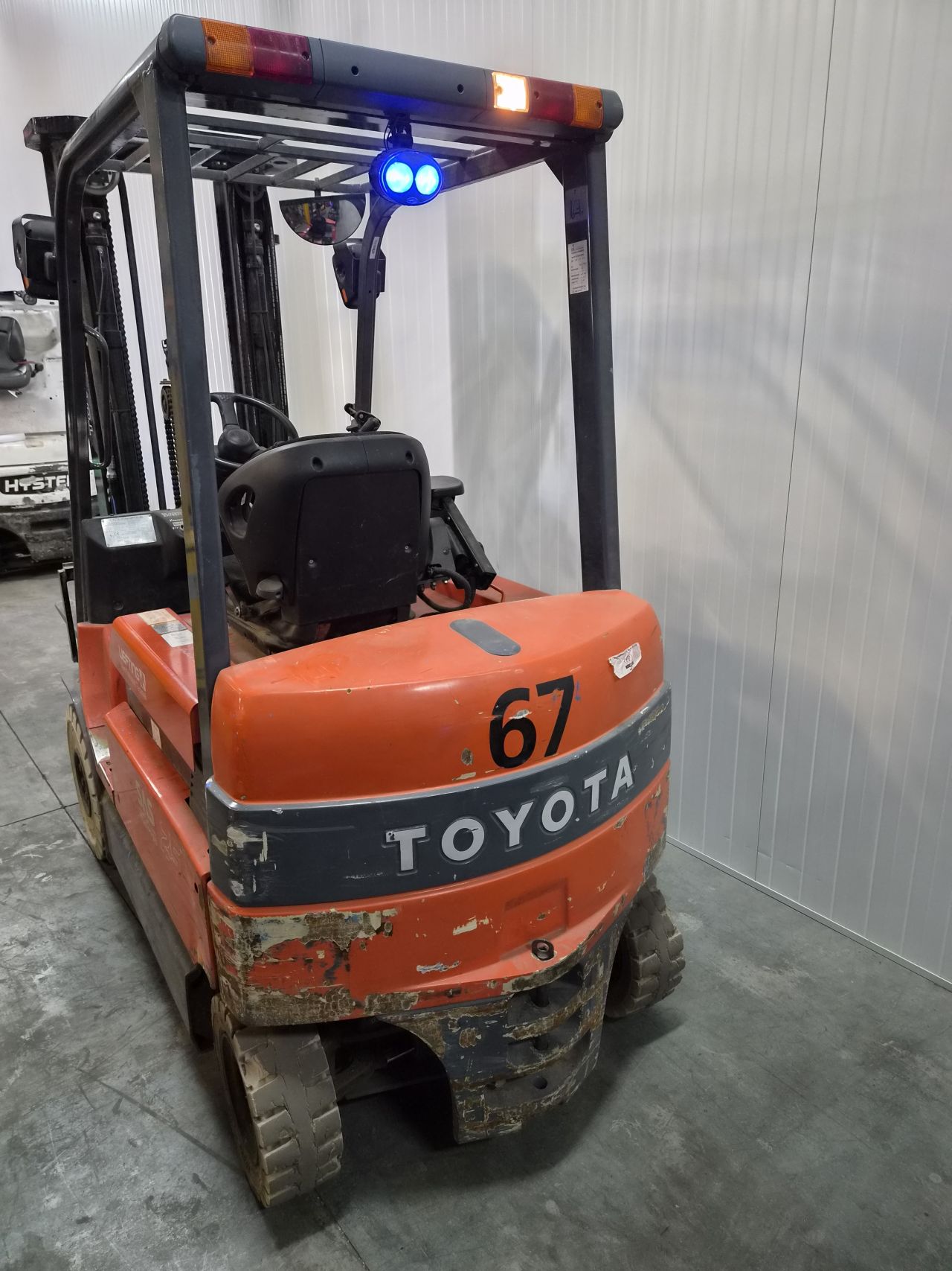 Toyota heftruck 7FBMF25 triplex 550cm sideshift