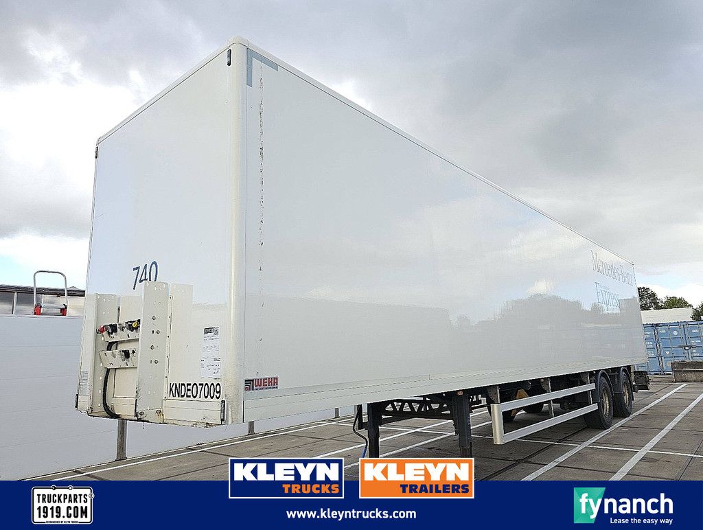 WEKA 2 AXLE CLOSED BOX steer axle 3t lift