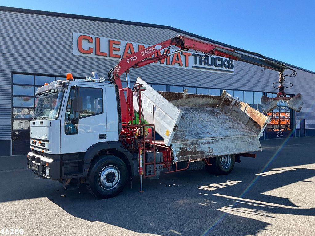 Iveco Eurotech 190E24 Manual Full Steel Fassi 11 Tonmeter laadkraan Just 182.743 km!