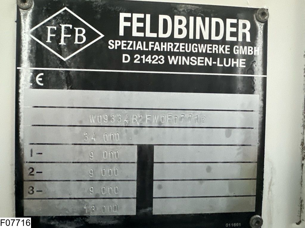 Feldbinder Silo 36.000 liter, 1 Comp
