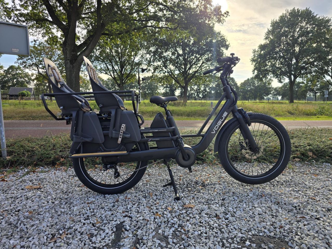 Longtail ebike elektrische fiets Vogue Wonder cargobike