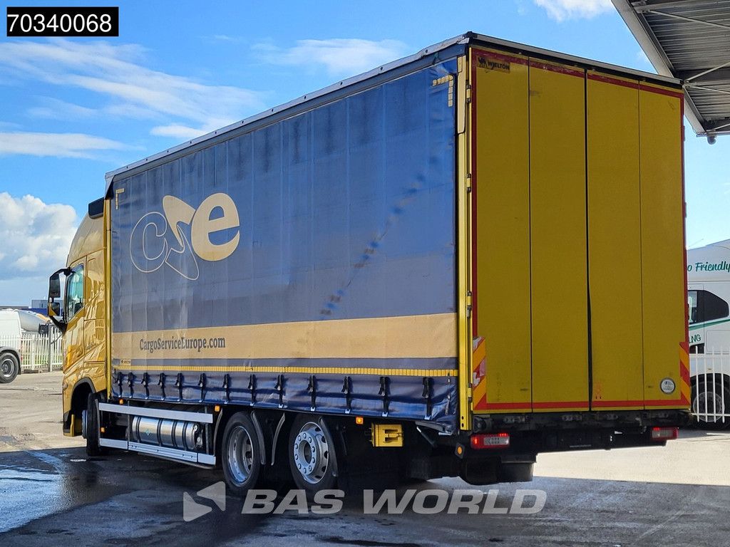 Volvo FH 460 6X2 LNG Engine Curtainsider Sliding roof I-Park Cool VEB+