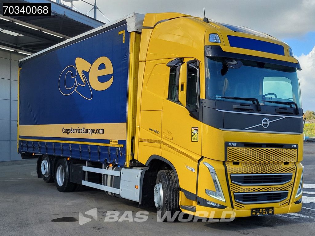 Volvo FH 460 6X2 LNG Engine Curtainsider Sliding roof I-Park Cool VEB+