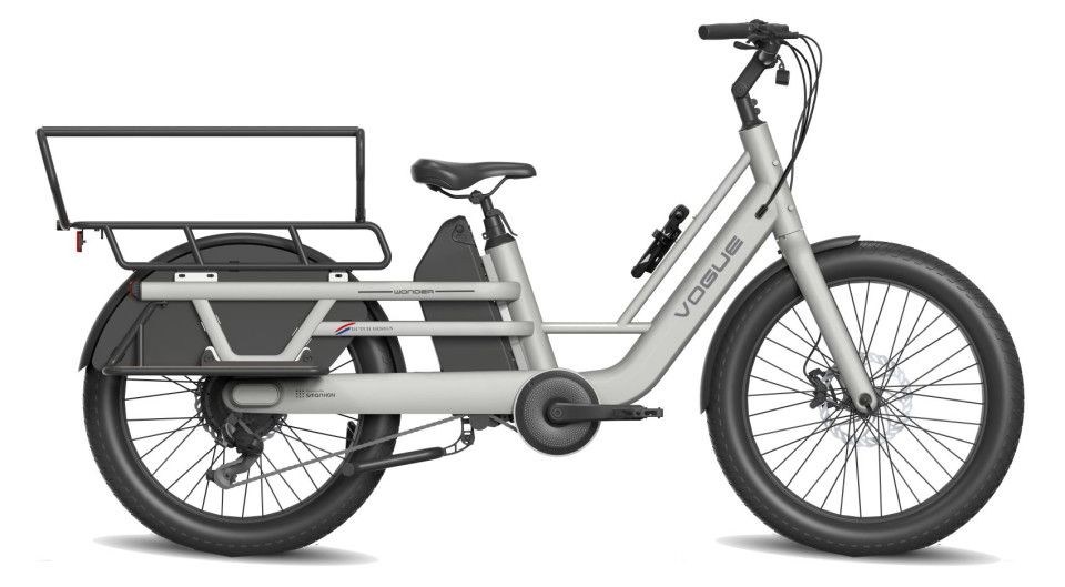 Longtail ebike elektrische fiets Vogue Wonder cargobike