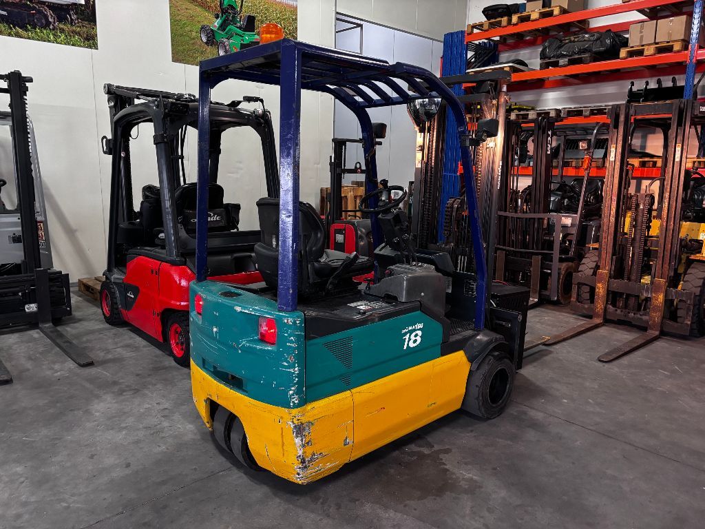 KOMATSU FB18M-2R Elektrische Heftruck TRIPLO FREELIFT SIDESHIFT