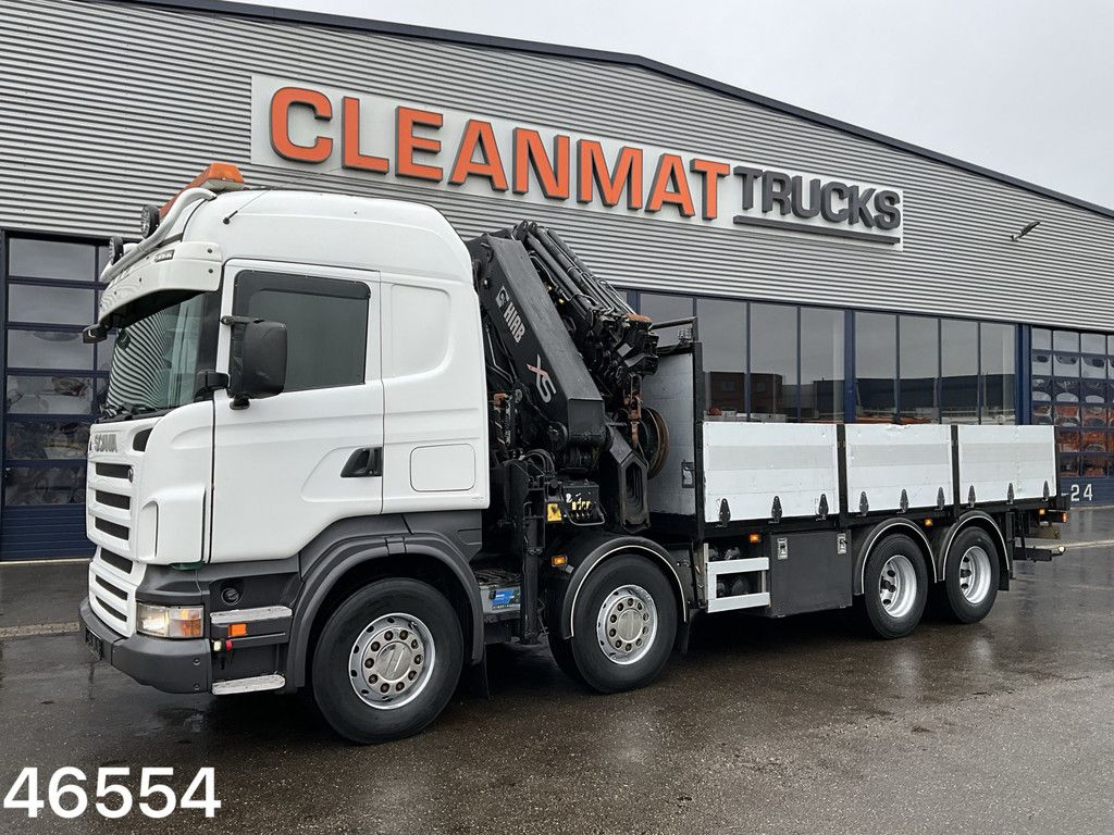 Scania R500 V8 8x4 Manual Hiab 42 Tonmeter laadkraan + Fly-Jib