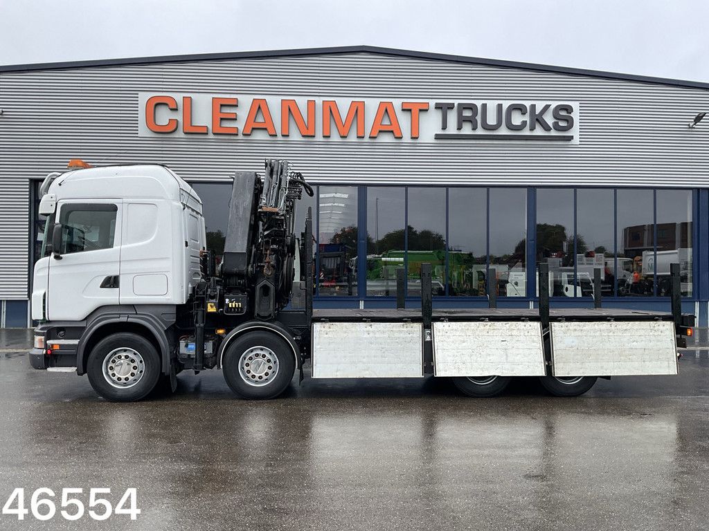 Scania R500 V8 8x4 Manual Hiab 42 Tonmeter laadkraan + Fly-Jib