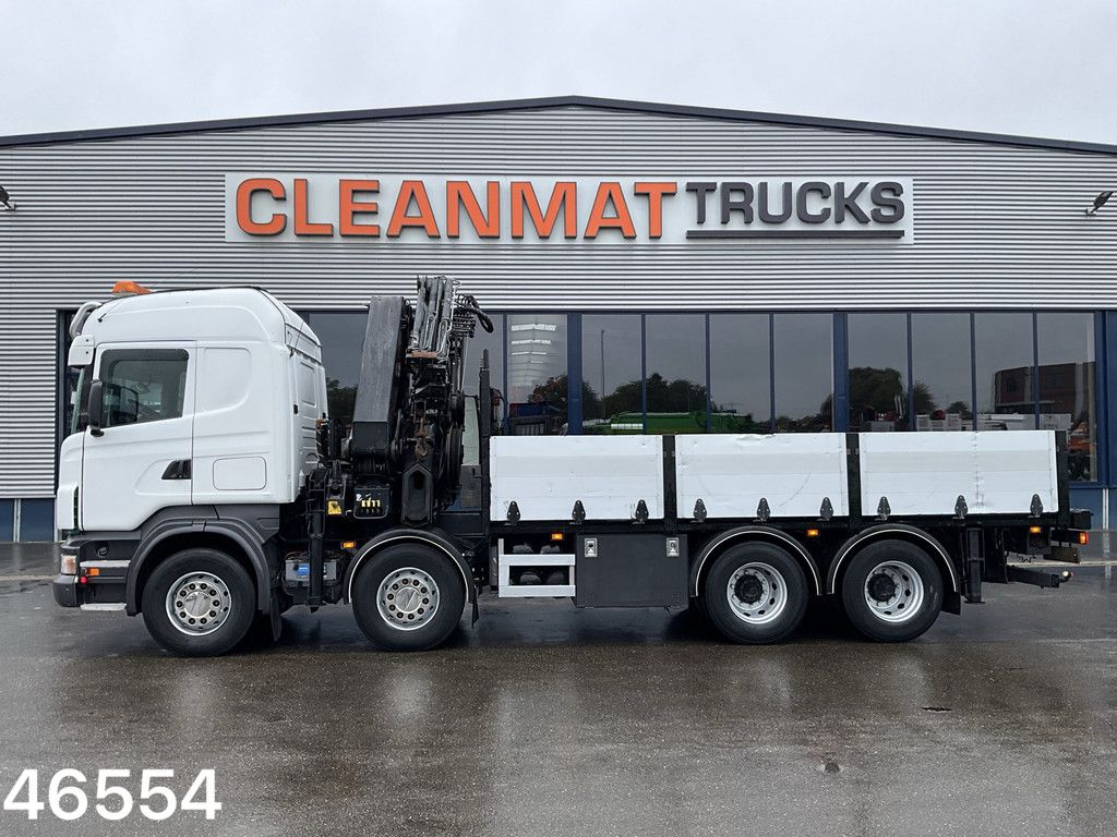 Scania R500 V8 8x4 Manual Hiab 42 Tonmeter laadkraan + Fly-Jib
