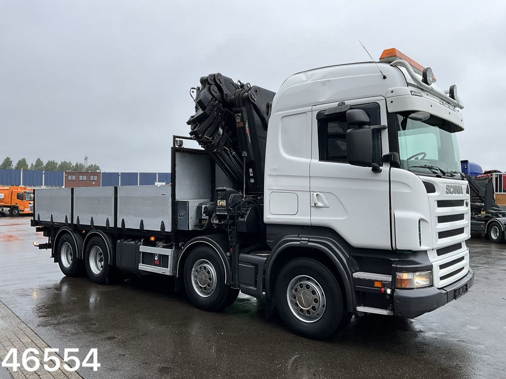 Scania R500 V8 8x4 Manual Hiab 42 Tonmeter laadkraan + Fly-Jib