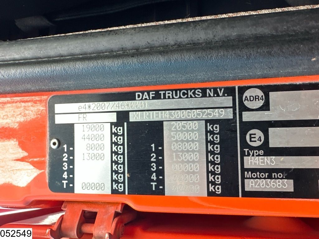 DAF XF 460 EURO 6, RETARDER, PTO