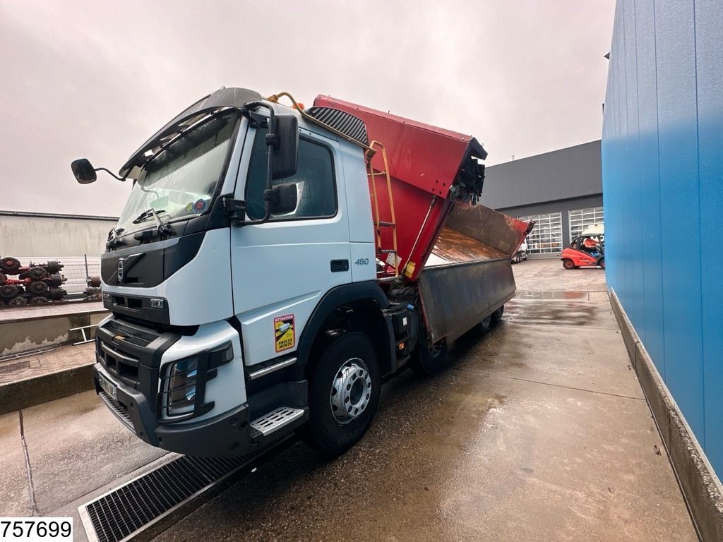 Volvo FMX 450 EURO 6, 8x4 steel suspeniosn