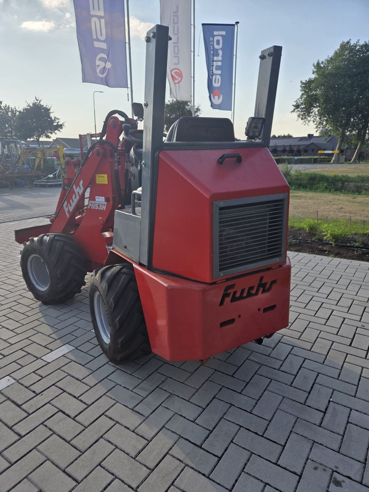 Fuchs F853h brede banden, hoge bok
