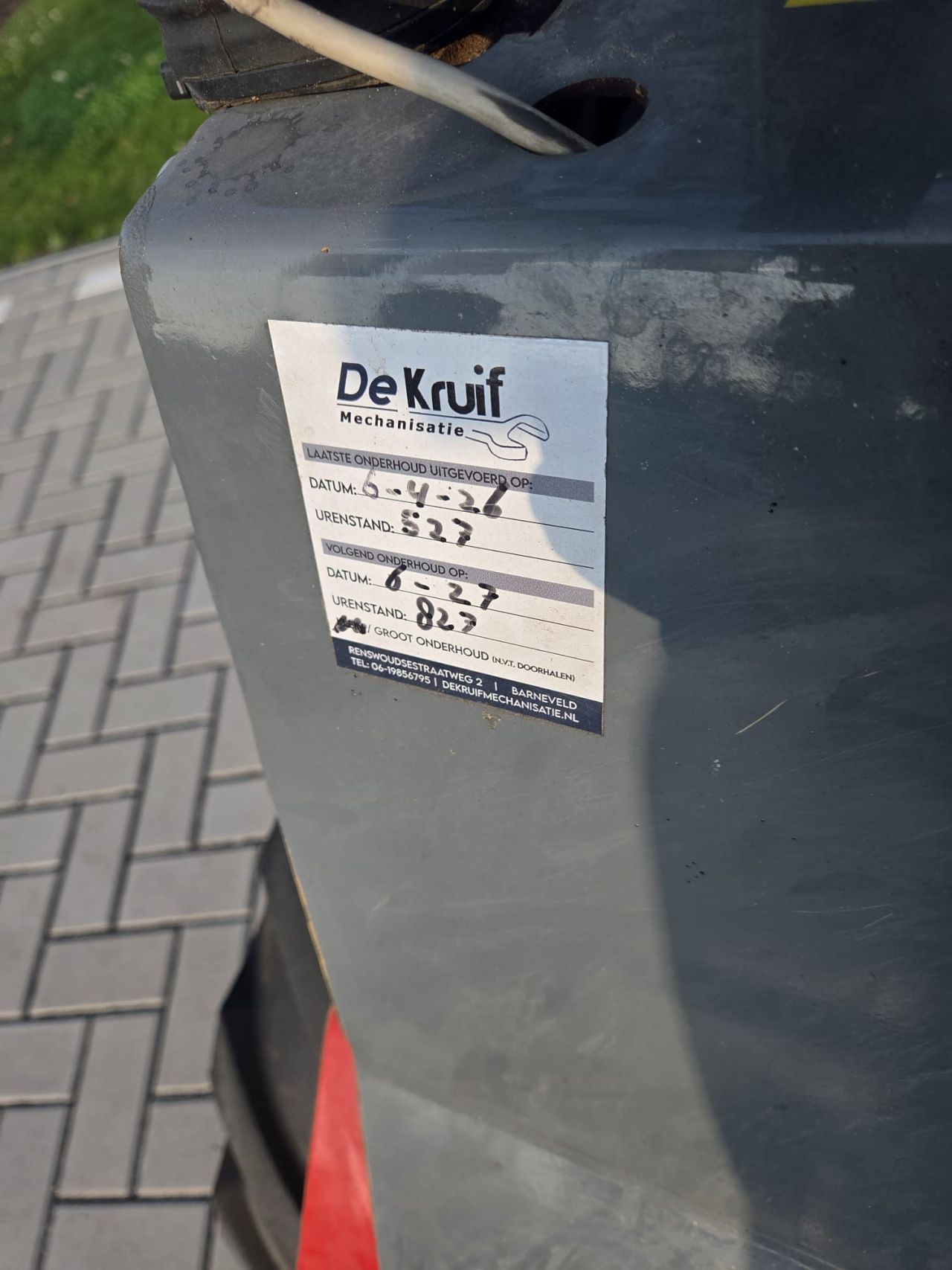 Fuchs F853h brede banden, hoge bok