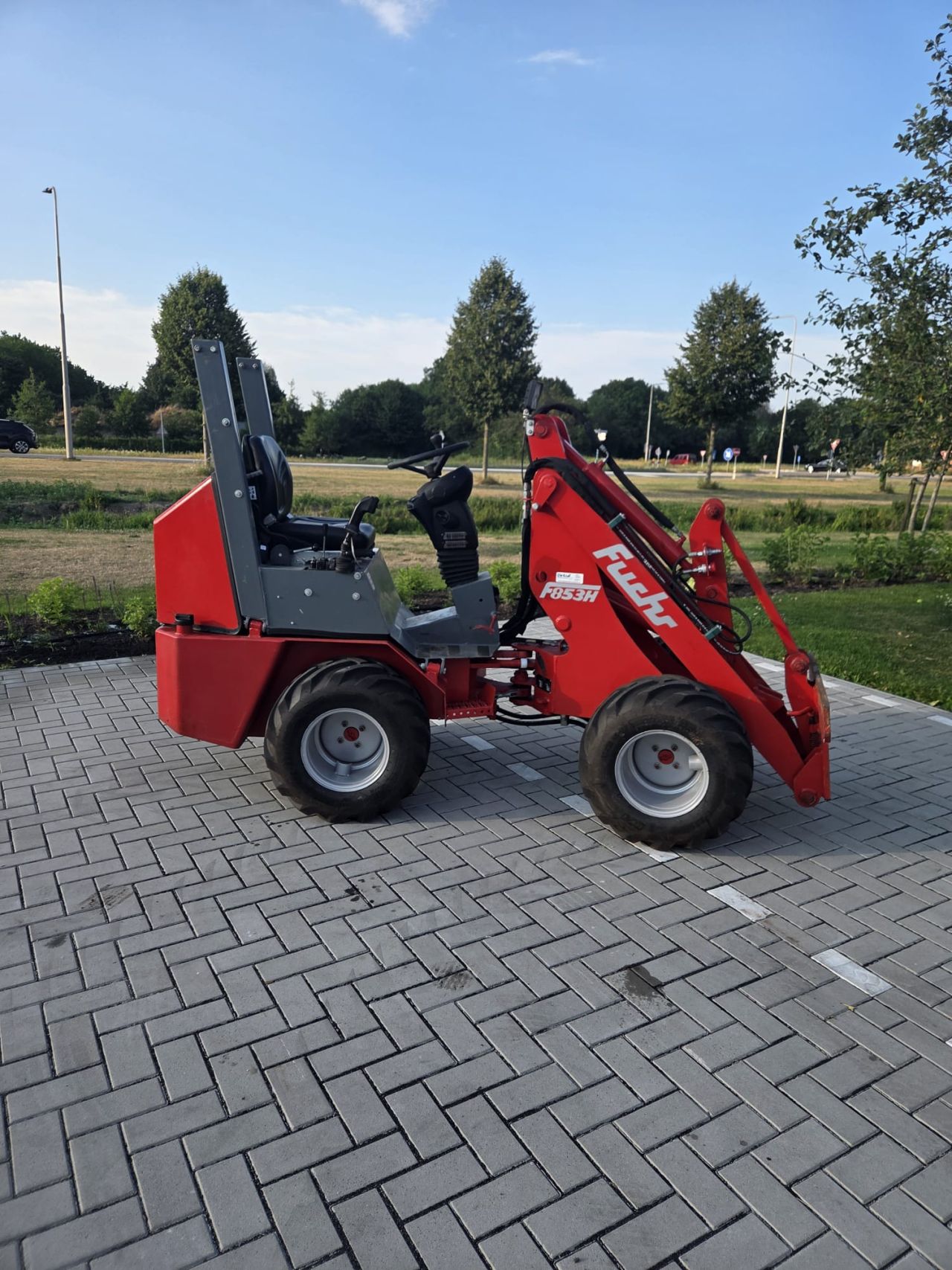 Fuchs F853h brede banden, hoge bok