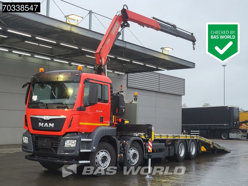 MAN TGS 35.360 8X2 FASSI F165A.2.22 E DYNAMIC Crane Hydraulic ramp Lift axle Euro 6