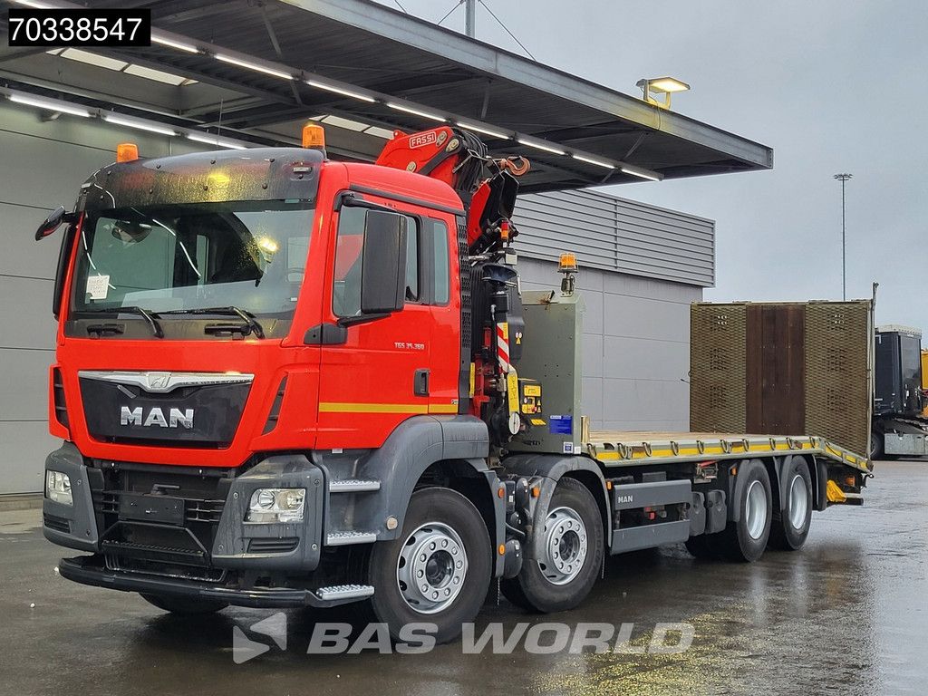 MAN TGS 35.360 8X2 FASSI F165A.2.22 E DYNAMIC Crane Hydraulic ramp Lift axle Euro 6