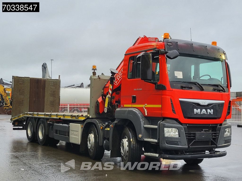 MAN TGS 35.360 8X2 FASSI F165A.2.22 E DYNAMIC Crane Hydraulic ramp Lift axle Euro 6