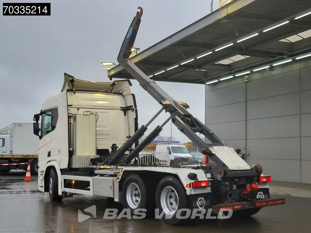 Scania R R580 6X2 AJK containersystem Lift-Axle Full Air suspension Retarder Automatic Euro 6