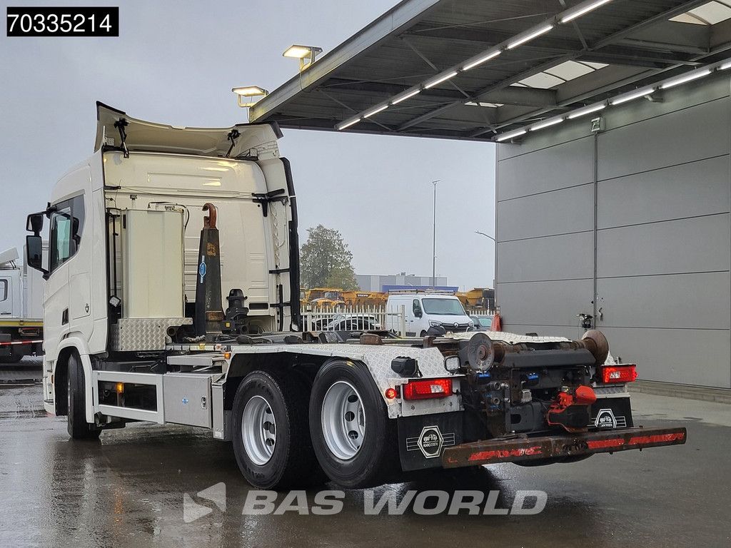 Scania R R580 6X2 AJK containersystem Lift-Axle Full Air suspension Retarder Automatic Euro 6