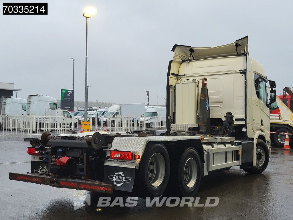 Scania R R580 6X2 AJK containersystem Lift-Axle Full Air suspension Retarder Automatic Euro 6
