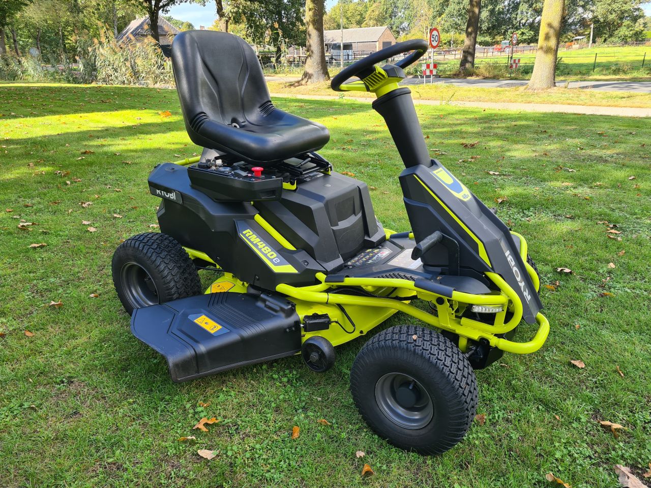 Ryobi RM 480 e accu zitmaaier 96 cm maaidek nieuwe accu's