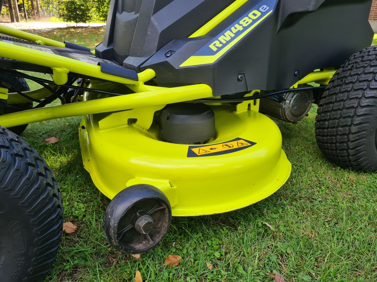 Ryobi RM 480 e accu zitmaaier 96 cm maaidek nieuwe accu's