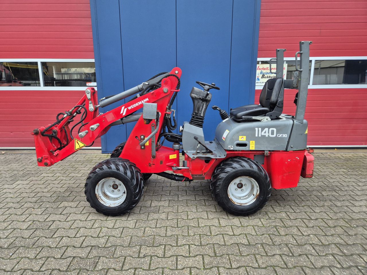 Weidemann 1140 CX30 SHOVEL (MOTOR LOOPT NIET GOED)
