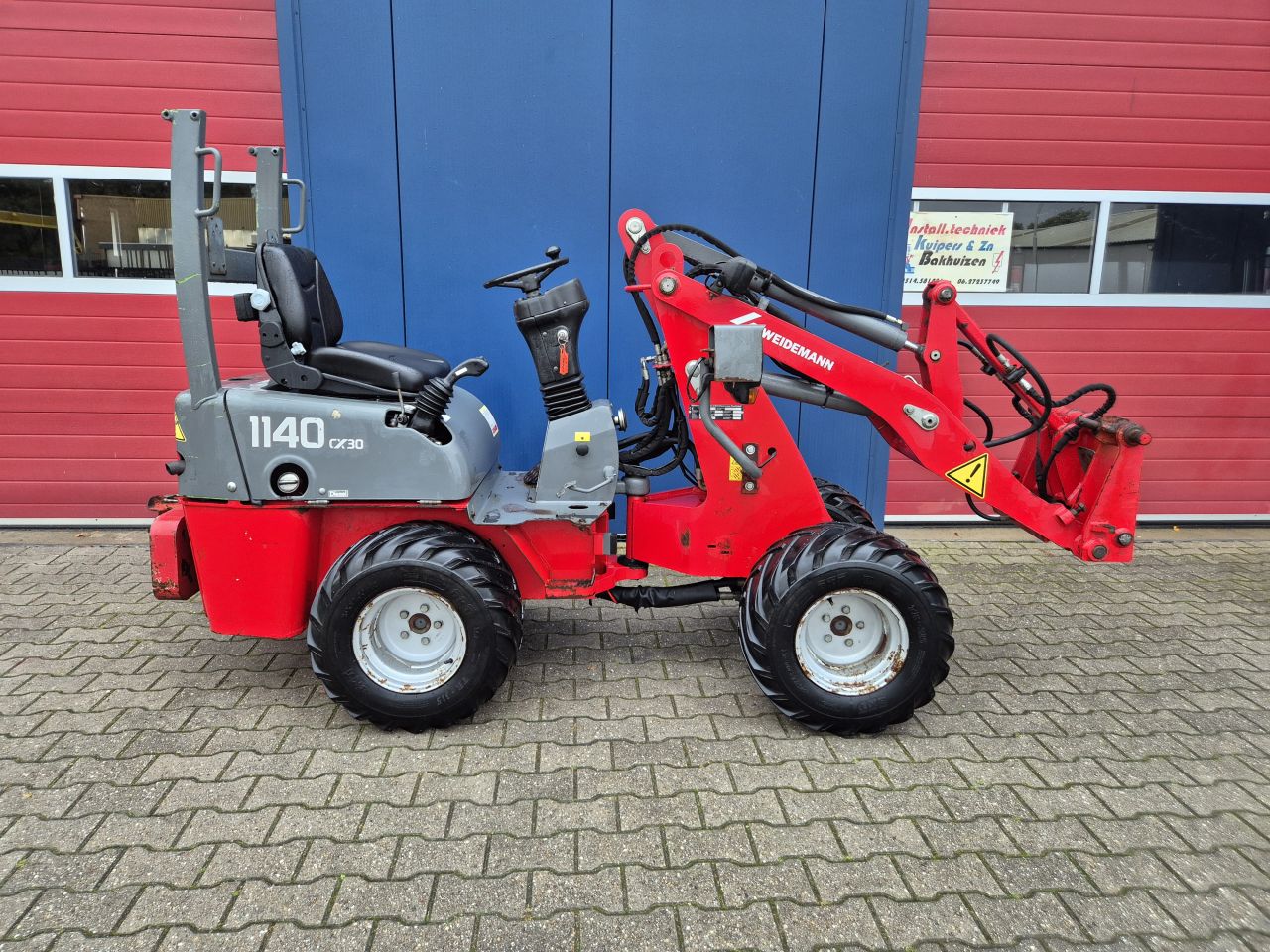 Weidemann 1140 CX30 SHOVEL (MOTOR LOOPT NIET GOED)
