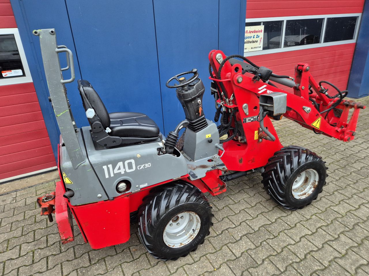 Weidemann 1140 CX30 SHOVEL (MOTOR LOOPT NIET GOED)
