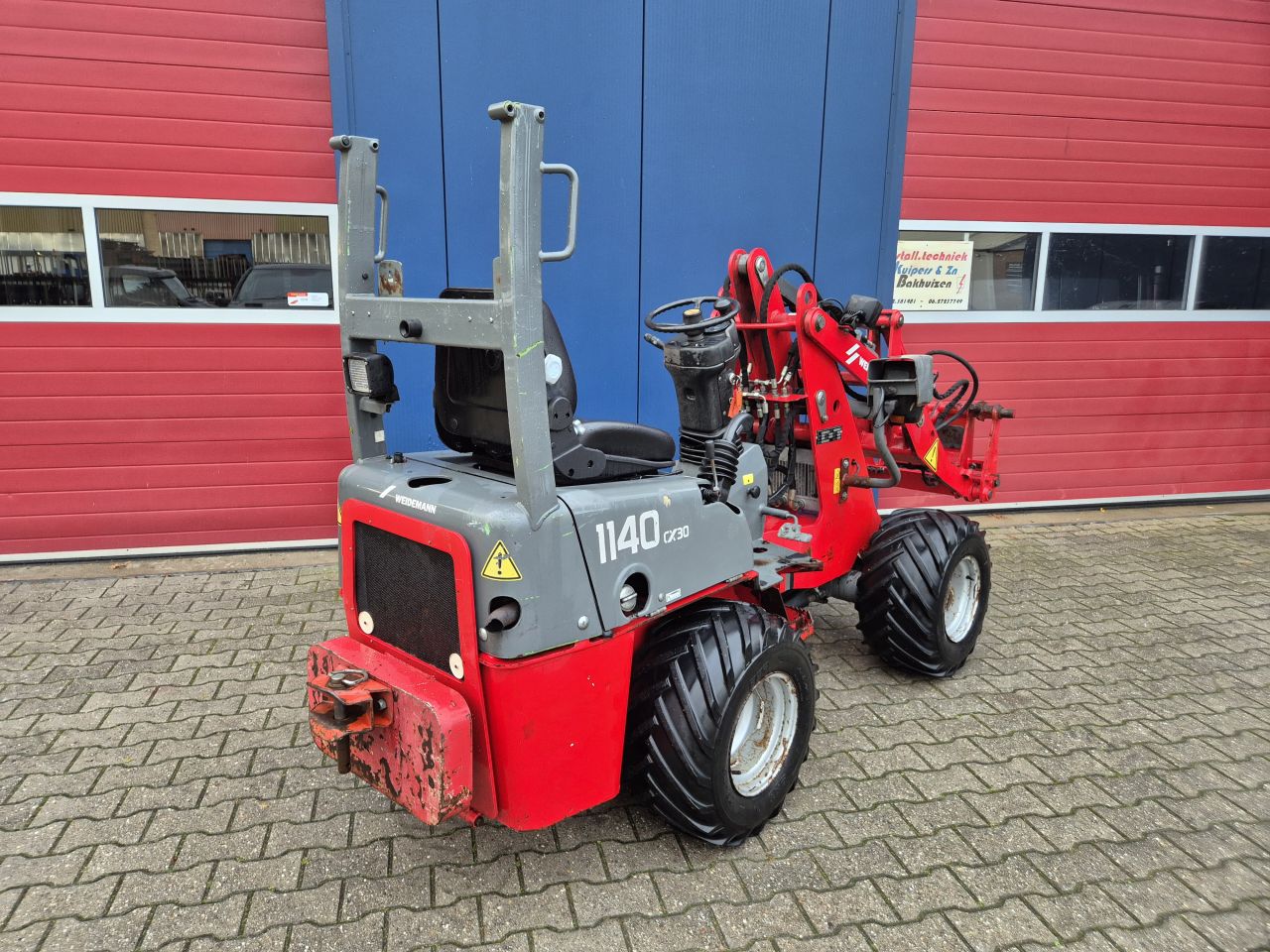 Weidemann 1140 CX30 SHOVEL (MOTOR LOOPT NIET GOED)