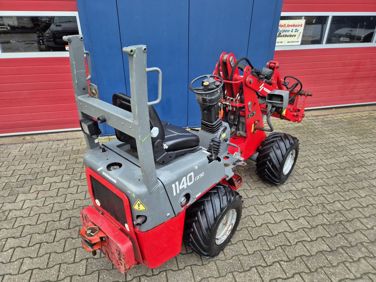 Weidemann 1140 CX30 SHOVEL (MOTOR LOOPT NIET GOED)
