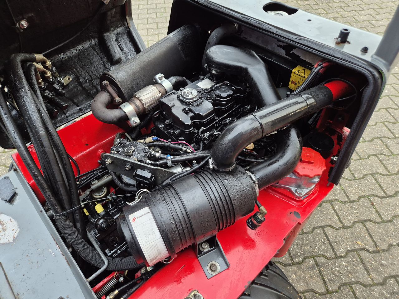 Weidemann 1140 CX30 SHOVEL (MOTOR LOOPT NIET GOED)
