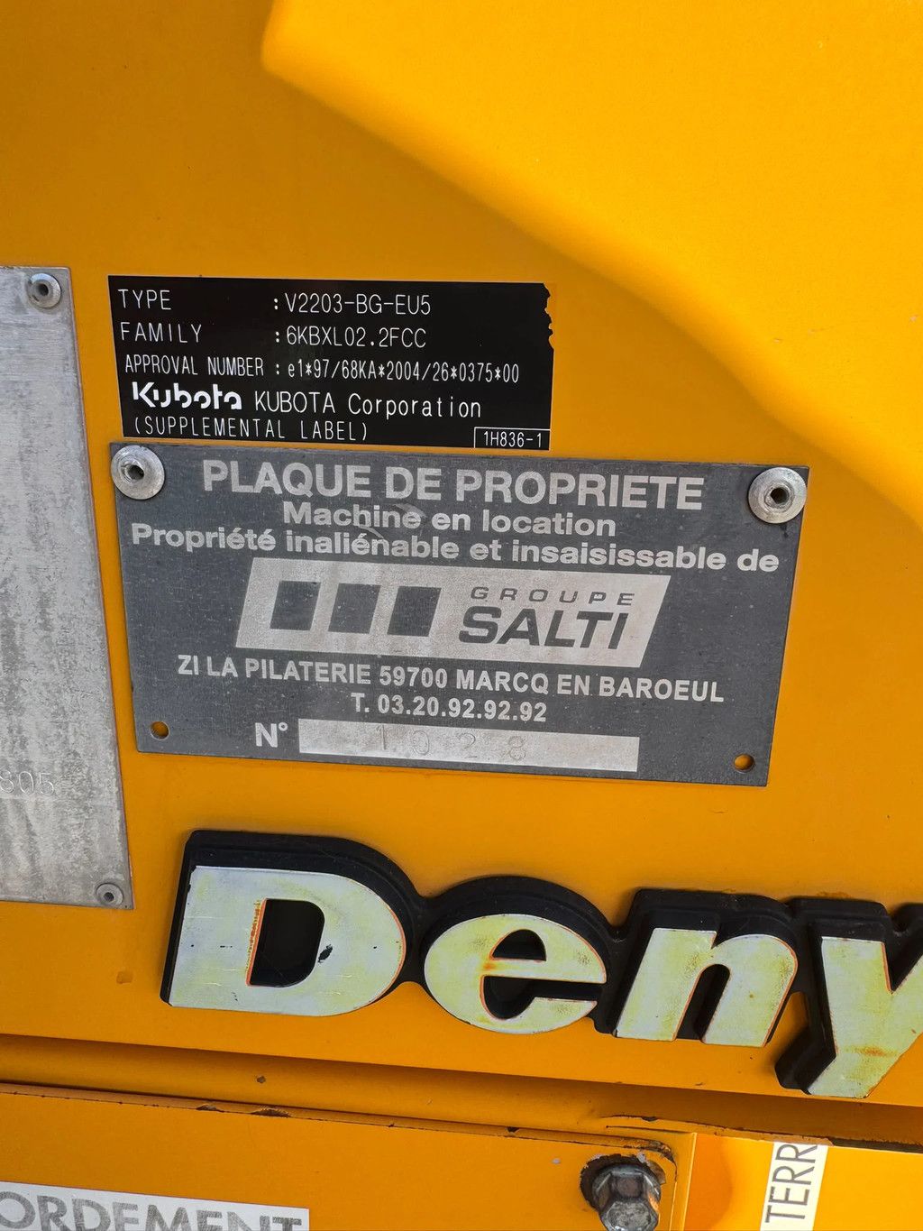 Denyo **20Kva-Kubota 4Cyl**