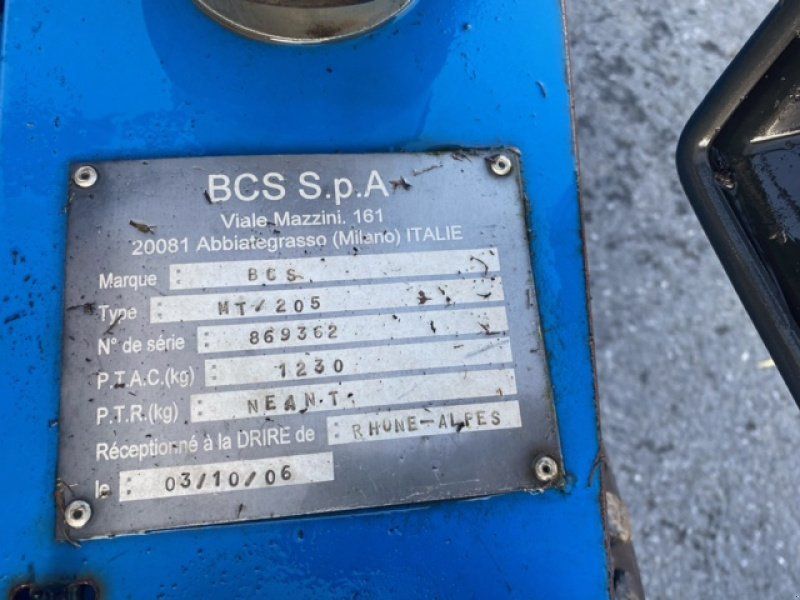 BCS MT205