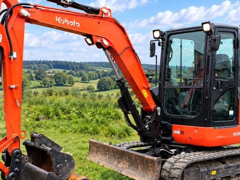 Kubota Kx042-4 Auktion & Salg AFGIV BUD STARTPRIS ANGIVET