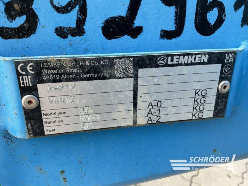 Lemken JUWEL 8 M V 5 N 100