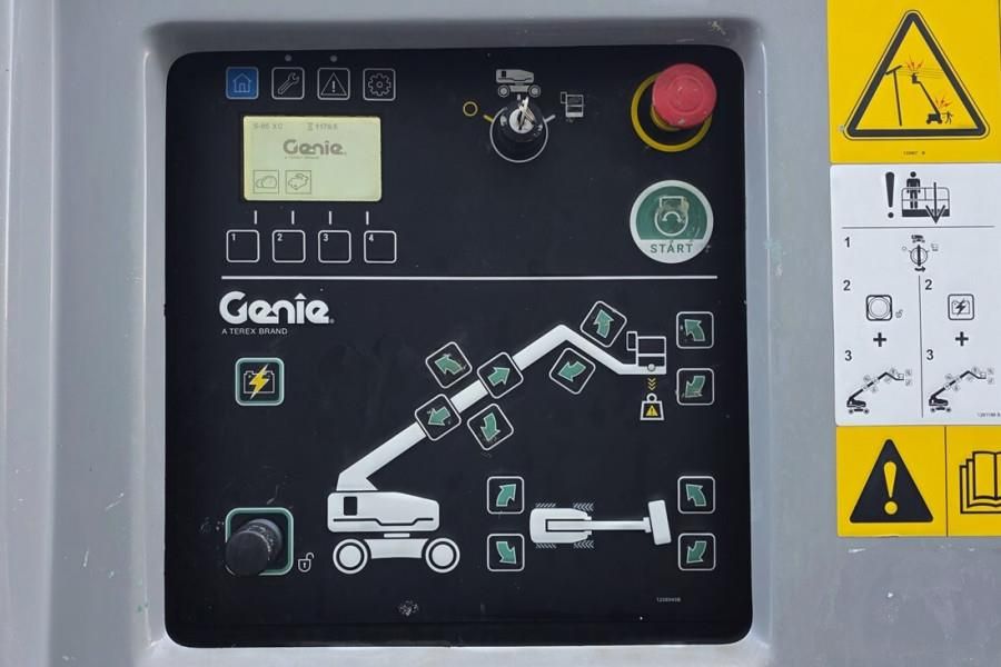 Genie S85XC Valid inspection, Diesel, 4x4 Drive, 28m Wor