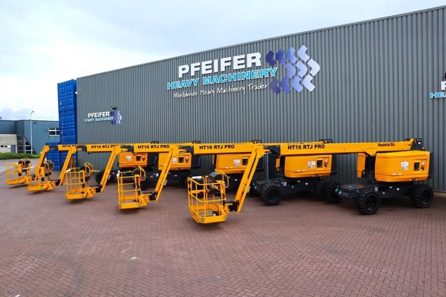 Haulotte HT16RTJ PRO Diesel, 4x4x4 Drive, 16.1m Working Hei
