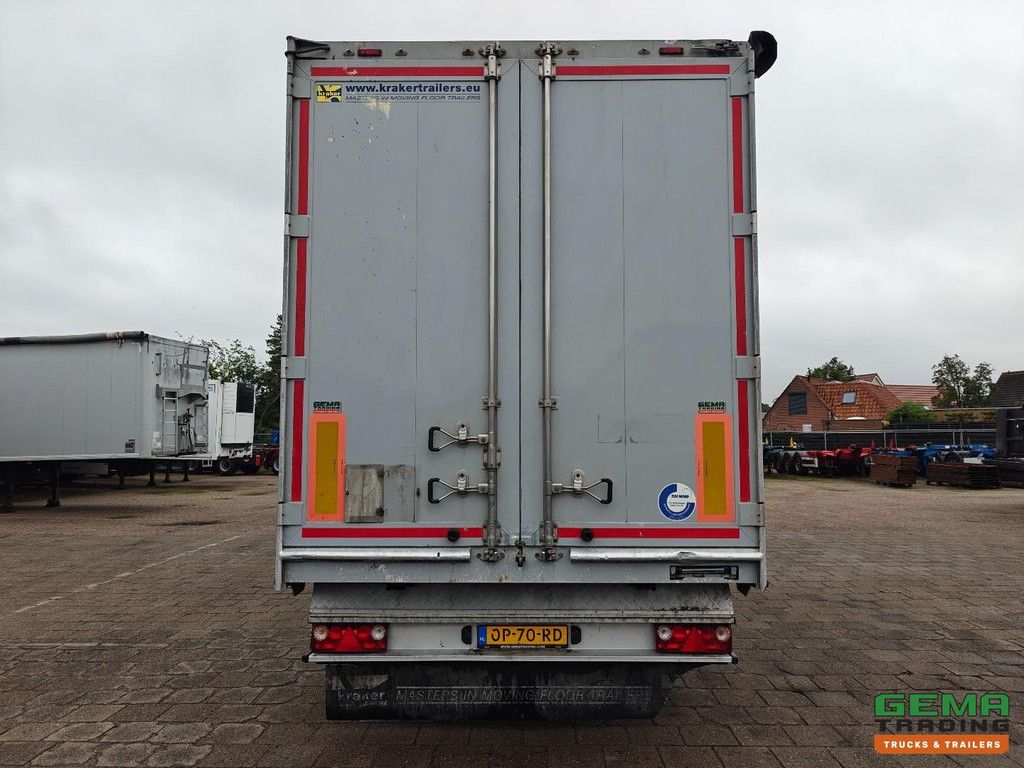 Kraker CF-200 92m³ Walking floor - Galvanized Chassis - 10mm Floor - Trailing Axle - SAF Disc Brakes