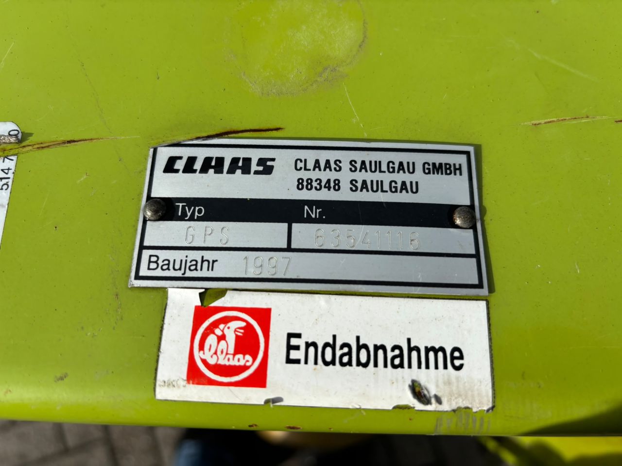 Claas MKS LKS Adapter