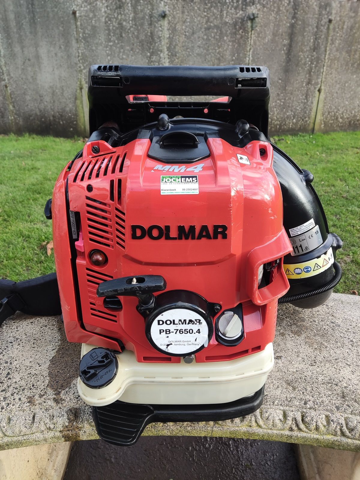 5 ruggedragen bladblazers (Dolmar, Shindaiwa, Garland, GTM,EFCO)