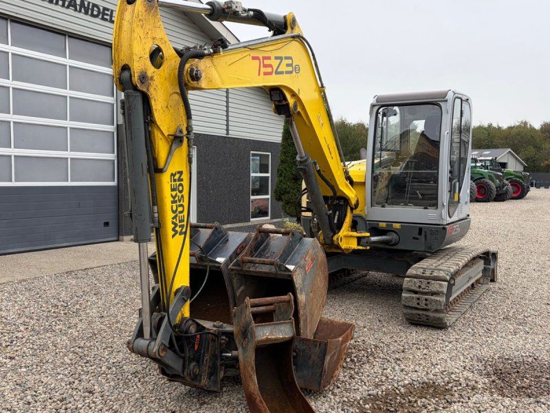 Wacker Neuson 75z3 Med hurtigskifte og tilt samt 4 skovle