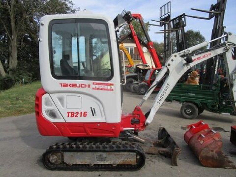 Takeuchi TB 216 POWERTILT + hydraul. Schnellwechsler +