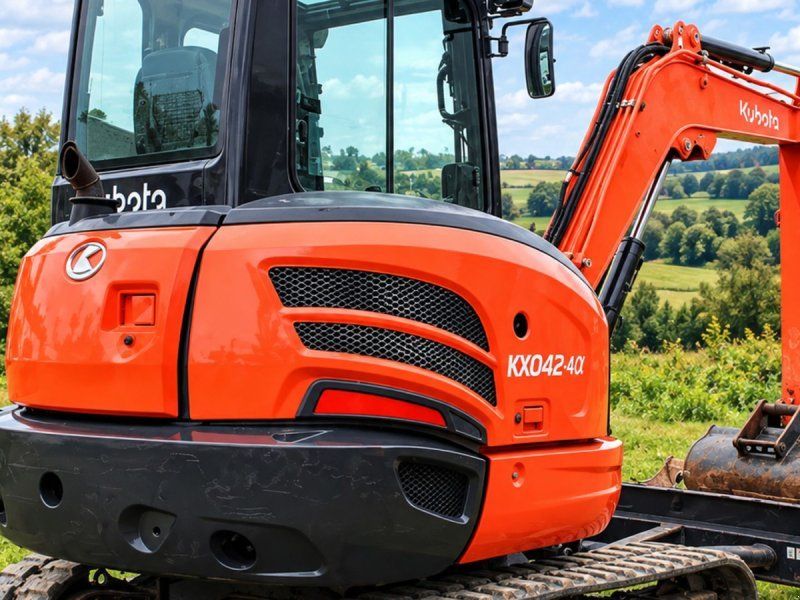 Kubota Kx042-4 Auktion & Salg AFGIV BUD STARTPRIS ANGIVET